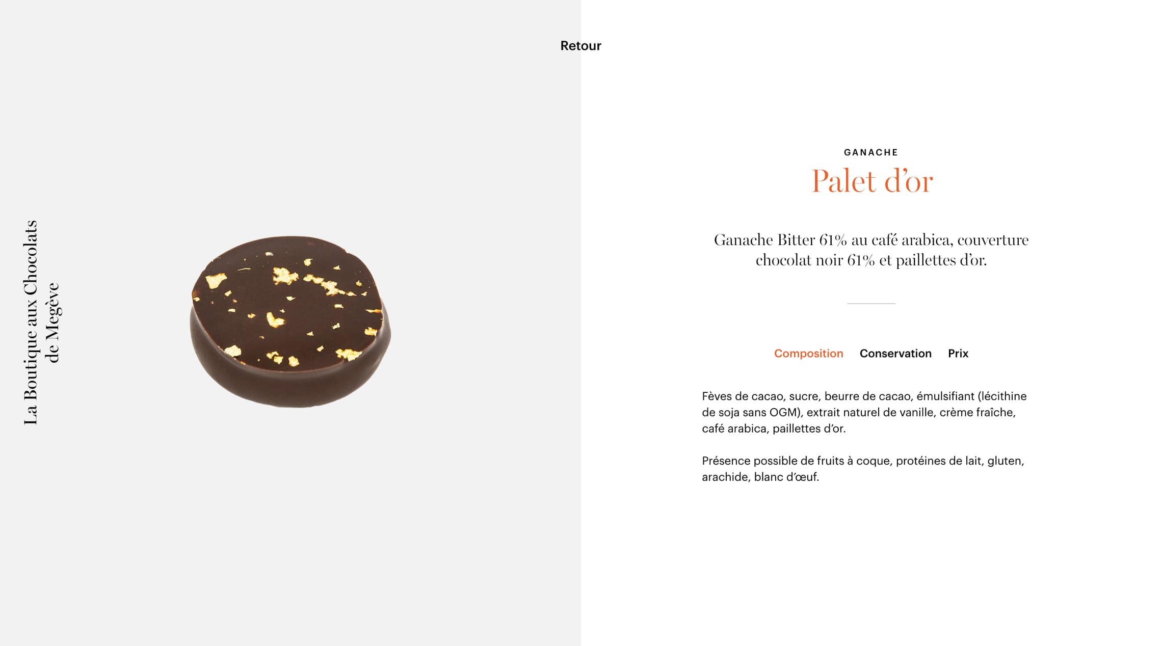 Chocolats de Megève